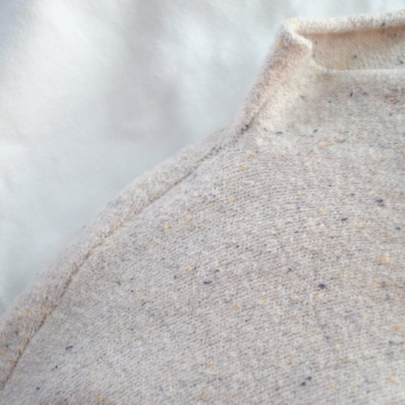 Anthropologie Ruby Moon oatmeal mock neck baby soft cotton sweater XS - Picture 10 of 10